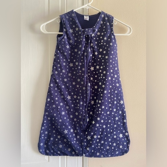 Hudson Baby sleeper sack Dark blue stars Small 0-6months - Picture 1 of 6